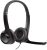 Headset com fio USB Logitech H390 com Almofadas Confortáveis, Controles de Áudio Integrado e Microfone com Redução de Ruído – Preto